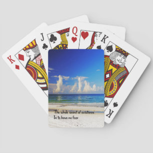 scenic playing cards