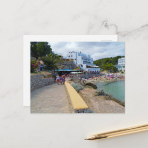 Scenic Portinatx Ibiza Beach Postcard