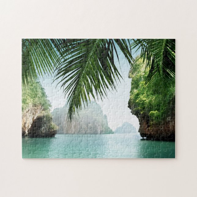 Scenic Puzzles Tropical Photograph Complex Jigsaw (Horizontal)