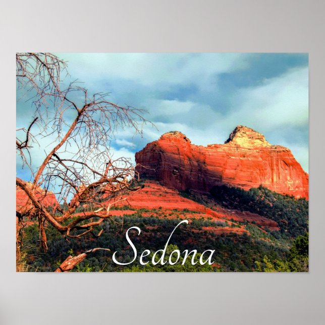 Scenic Red Rocks of Sedona  Latte Mug Poster (Front)