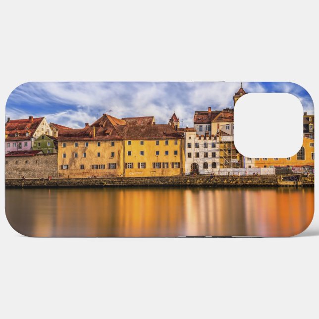 Scenic Regensburg River View Case-Mate iPhone Case (Back (Horizontal))