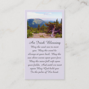 Scenic Remembrance Photograph Prayer Card