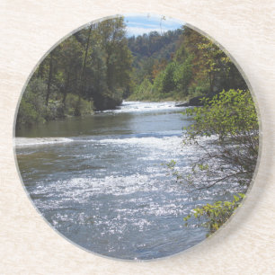 Scenic River in Blue Ridge Mountains Coaster