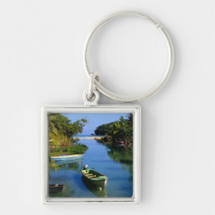 Scenic river near Ocho Rios in Jamaica Key Ring