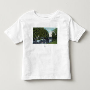Scenic River with Canoe SceneEugene, OR Toddler T-Shirt