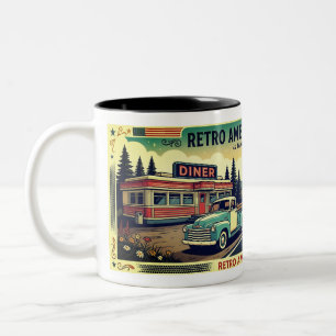 Scenic Route Retro Americana Mug