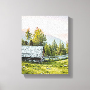 Scenic Rural Photography Farmhouse USA Countryside Canvas Print