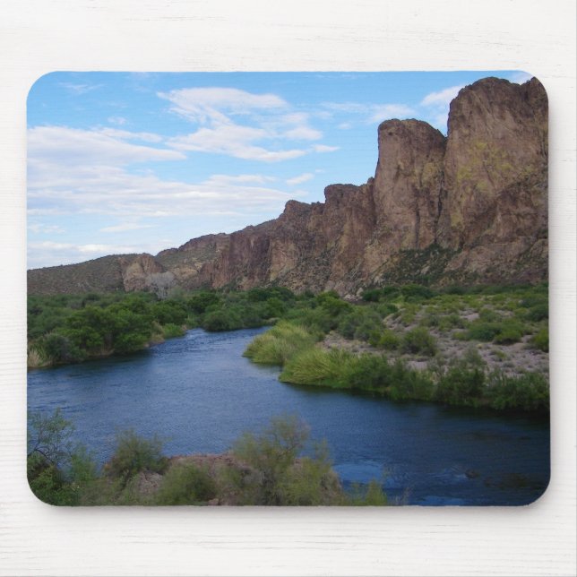 Scenic Saguaro Lake  Mouse Mat (Front)