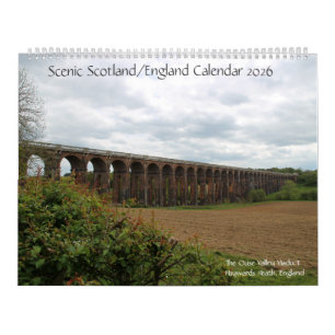 Scenic Scotland/England Calendar 2026