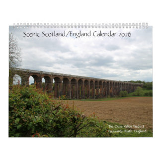 Scenic Scotland/England Calendar 2026