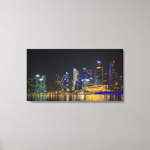 Scenic Singapore Skyline Canvas Print