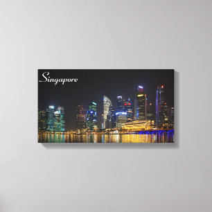 Scenic Singapore Skyline Canvas Print