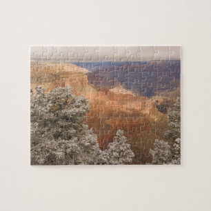 Scenic snowy winter landscape along the south jigsaw puzzle