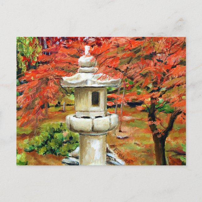 Scenic St Louis Missouri Japanese Garden Postcard (Front)