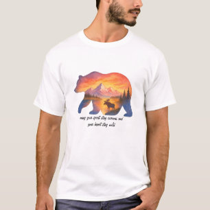 Scenic Sunset Bear T-shirt