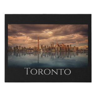 Scenic Toronto View Faux Canvas Print