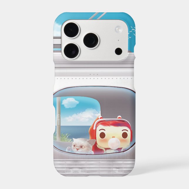 Scenic Train Ride: Bunny Girl & Cat Window Seat (Back)