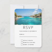 Scenic Tropical Beach Resort Destination Wedding