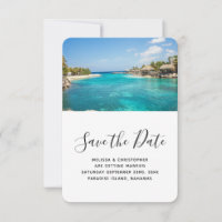 Scenic Tropical Beach Resort Destination Wedding