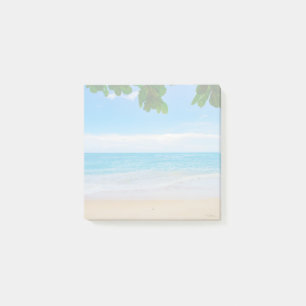 Scenic Tropical Beach Sun Sand and Surf Post-it Notes