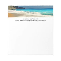 Scenic Turquoise Blue Sea Beach Photo