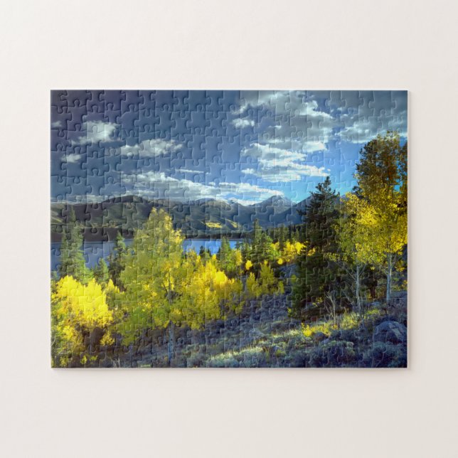 Scenic Twin Lakes Colorado USA Travel Nature Jigsaw Puzzle (Horizontal)