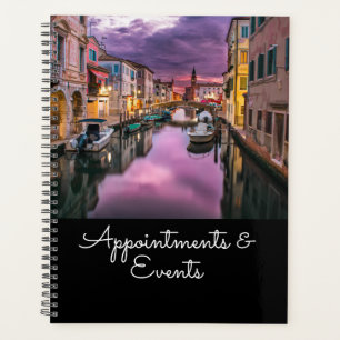 Scenic Venice Canal Customisable Planner
