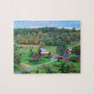 Scenic Vermont Farm Jigsaw Puzzle