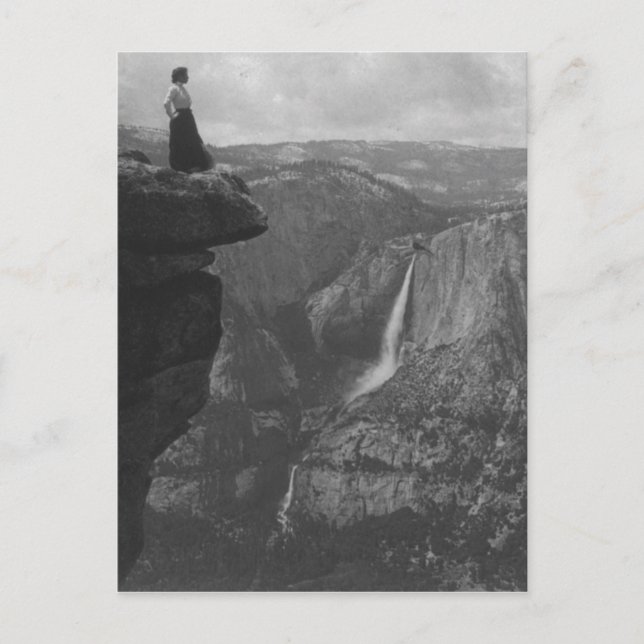 Scenic View At Glacier Point Postcard (Front)