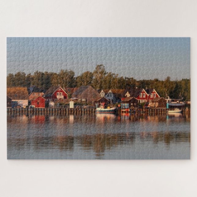 Scenic view of Coastal Haven | Seaside Retreat  Jigsaw Puzzle (Horizontal)