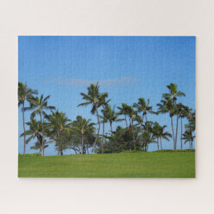 Scenic View of Coconut Trees Jigsaw Puzzle