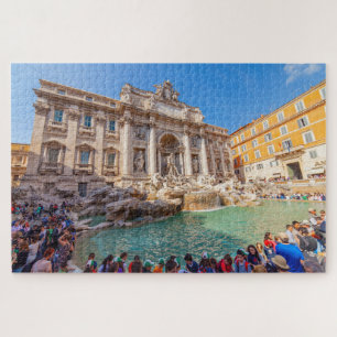 Scenic view of Fountain Trevi, Rome, Italy Jigsaw Puzzle
