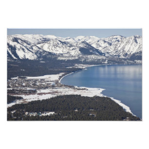 Scenic view of Lake Tahoe, USA Photo Print