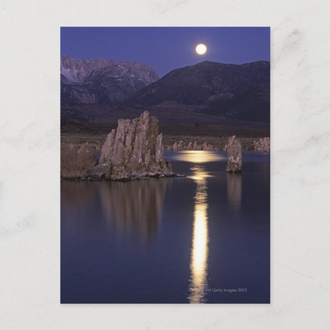 Scenic view of Mono Lake outside of Yosemite 2 Postcard (Front)
