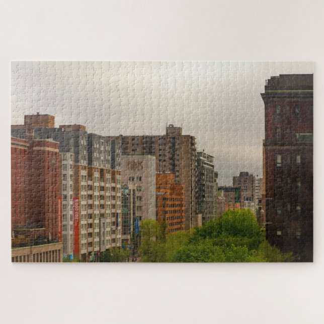 Scenic view of Montreal buildings, Quebec, Canada Jigsaw Puzzle (Horizontal)