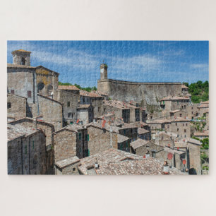 Scenic view of Sorano, Tuscany Jigsaw Puzzle