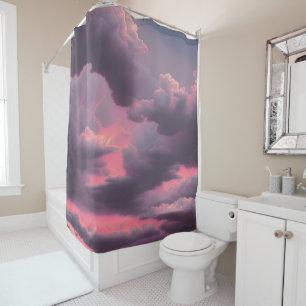 Scenic View Summer Sunset Shower Curtain
