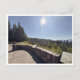Scenic viewpoint postcard