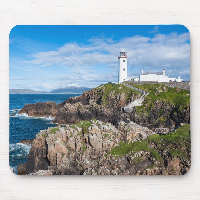 Scenic views of Fanad Head lighthouse Ireland Mouse Mat (Front)
