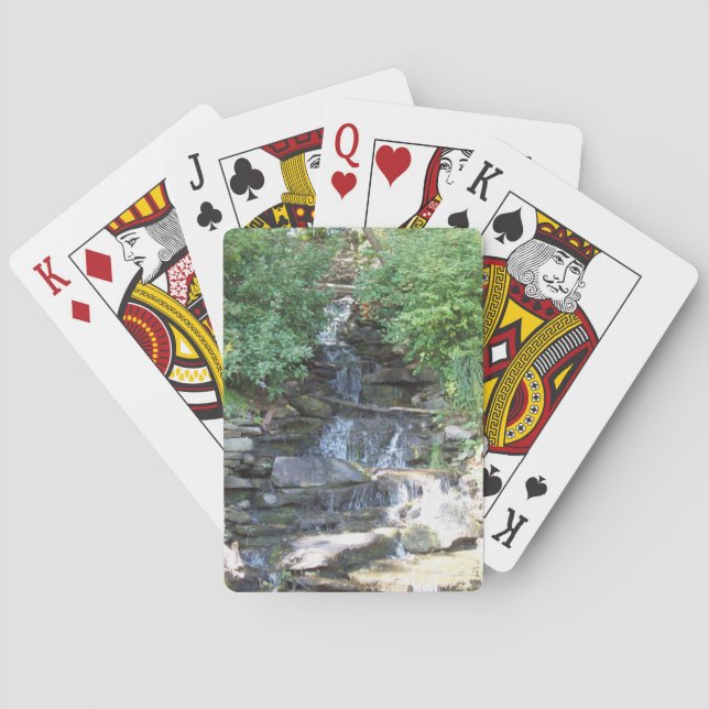 Scenic Waterfall card deck (Back)