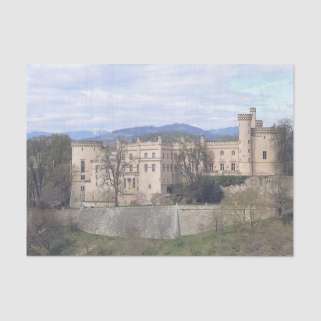 Scenic Wolfsberg Castle Tissue Paper (Front)