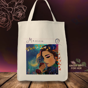 Scent of Roses Whimsical  Tote Bag