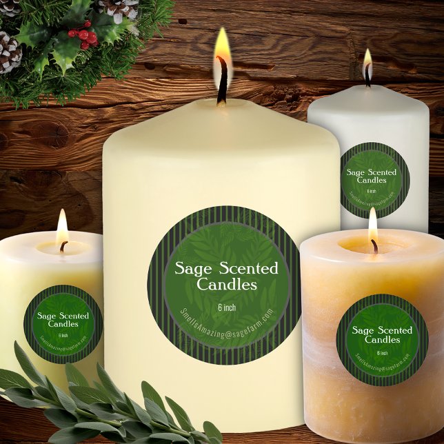 Scent of Sage  Classic Round Sticker (Creator Uploaded)