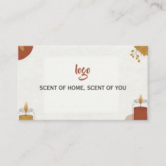  Scented Candle Business Card