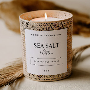Scented Candle Business Product Label Sticker Tags
