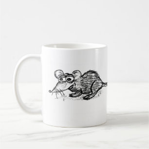 Sceptical Mouse Sketch Mug