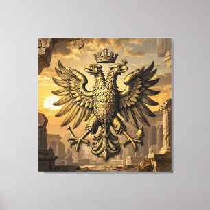 Sceptre & Eagle: The Royal Rite Canvas Print