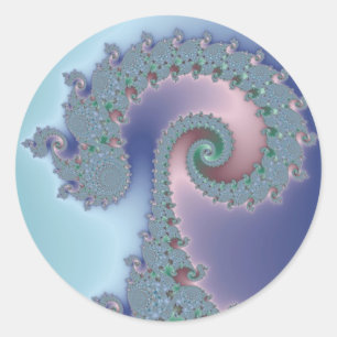 Sceptre - Fractal Classic Round Sticker