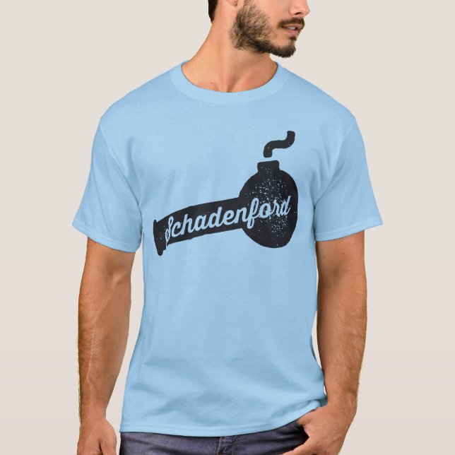 Schadenford Crack Bomb Men's Tee (Front)