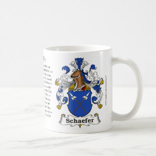 Schaefer Family Coat of Arms Mug